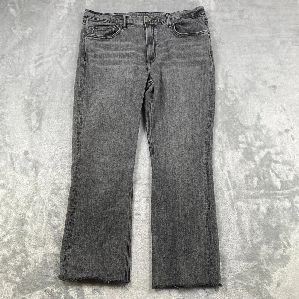 Rag & Bone Jeans Women's 33 Dark Gray Peyton Mid Rise‎ Bootcut Denim